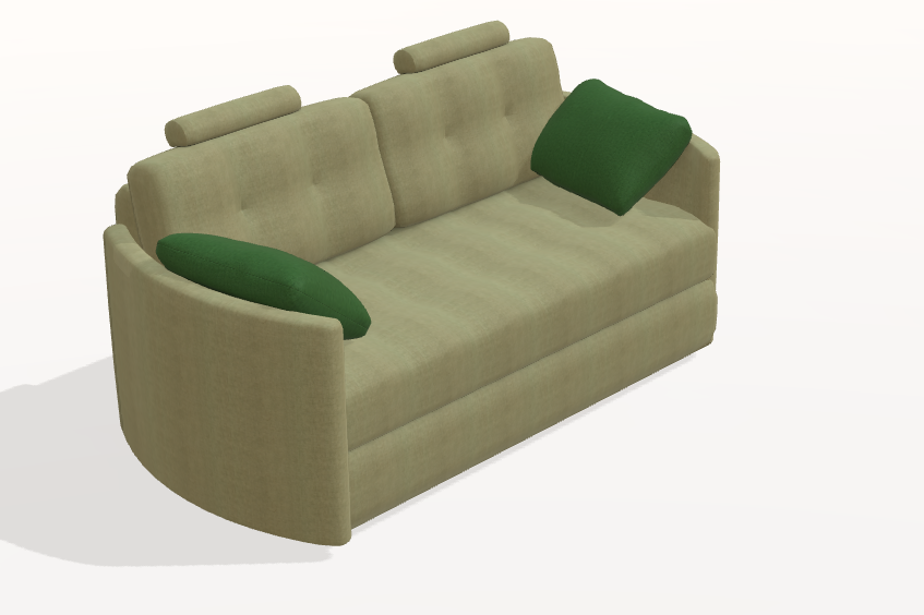 Fama Bolero Leather Sofa Bed