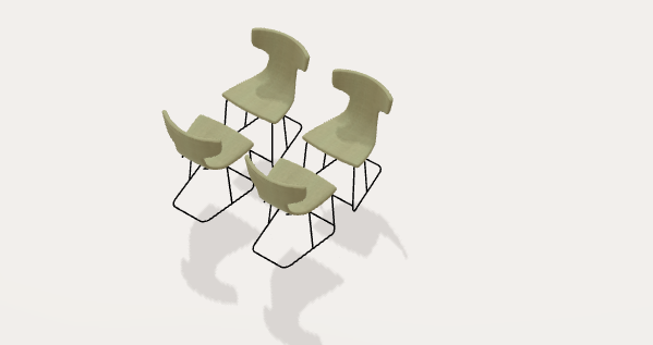 Fama Marlon Stool and Chair
