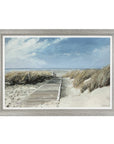 View To Sea Framed Canvas
