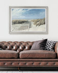 View To Sea Framed Canvas