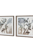 Foliage and Form Framed Canvas Set of 2