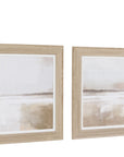 Silent Sands Framed Canvas Set of 2