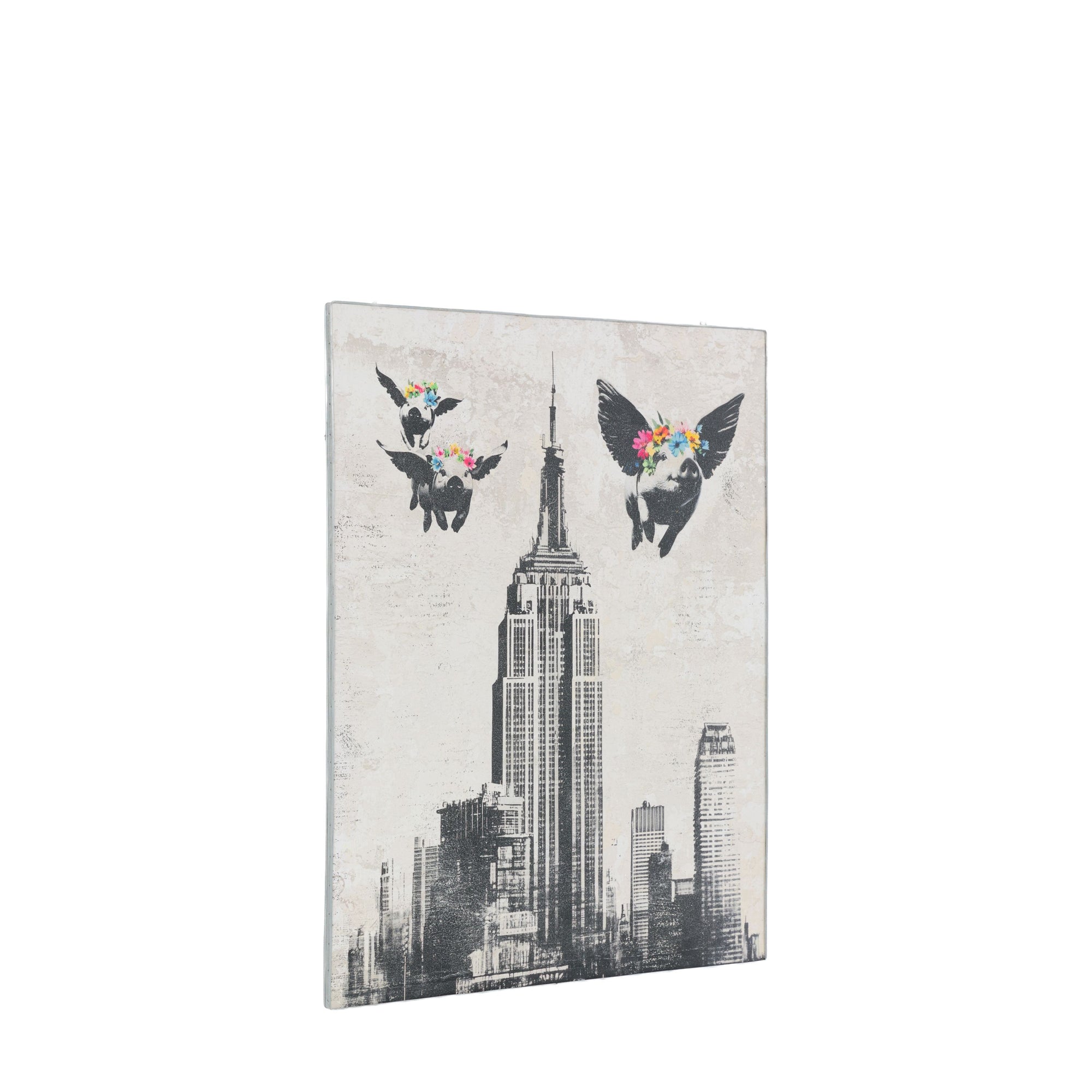 Concrete Dreams II Framed Canvas