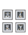 Woodland Gentry Framed Art Set of 4