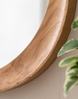 Copenhagen Pebble Mirror Oak