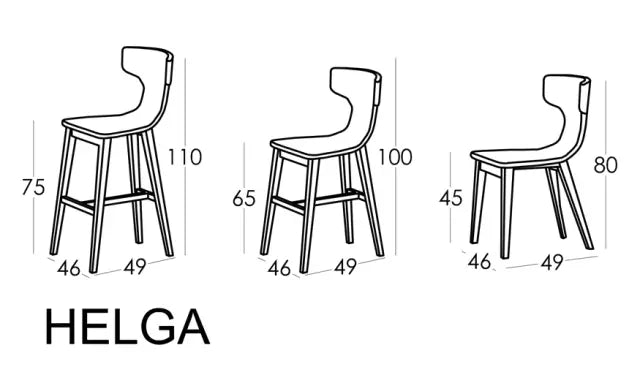 Fama Helga Stool and Chair