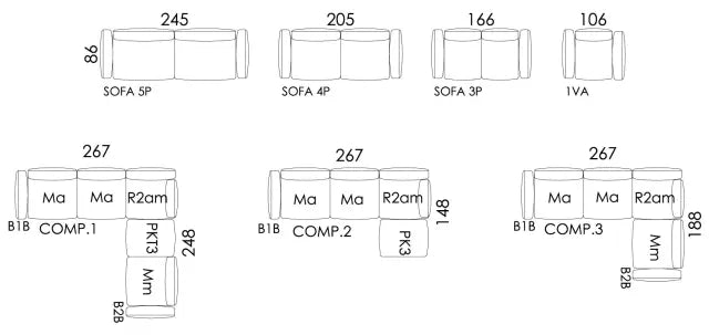 Fama Klever Modular Sofa