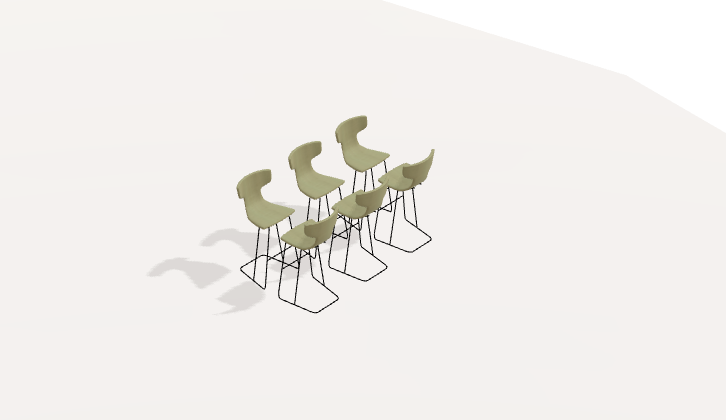 Fama Marlon Stool and Chair