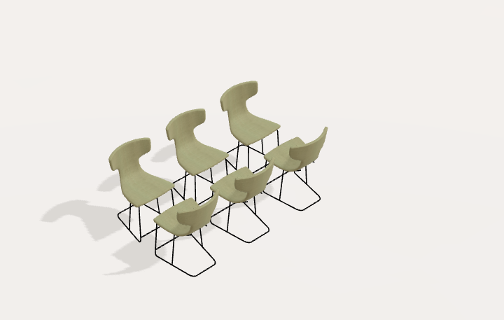 Fama Marlon Stool and Chair