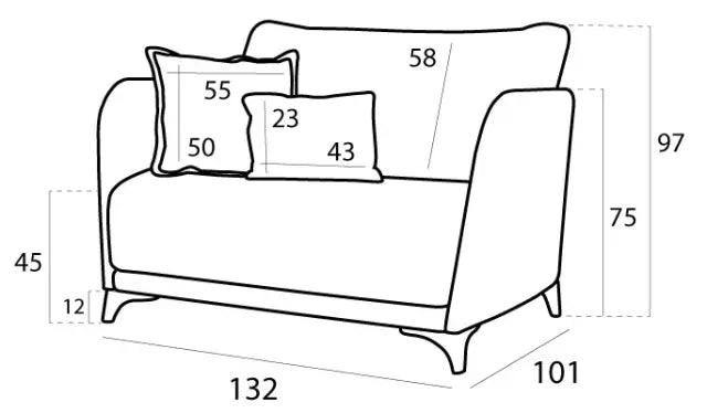 Fama Gala Armchair Bed