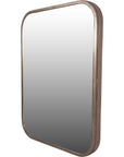 Belvedere Aged Gold Rectangular Mirror 102x76cm