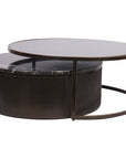 Belvedere Black Set of 2 Nesting Coffee Table