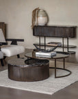 Belvedere Black Set of 2 Nesting Coffee Table