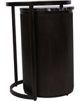 Belvedere Black Set of 2 Nesting Side Tables