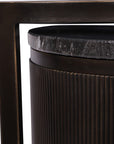 Belvedere Black Set of 2 Nesting Side Tables
