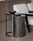 Belvedere Black Set of 2 Nesting Side Tables