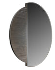 Belvedere Black Wall Mirror 90cm
