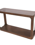 Thorpe Metal and Glass Console Table