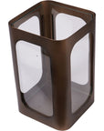 Thorpe Metal and Glass Hurricane Small 28cm