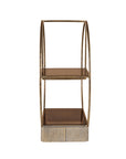 Belvedere Aged Gold Multi Tier Buffet Stand Small