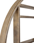 Belvedere Aged Gold Shelving Mirror Large