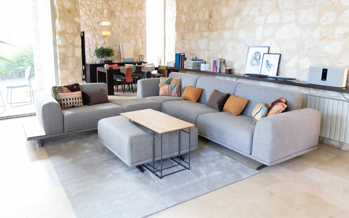 Fama Klee Leather Modular Sofa