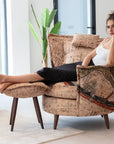 Fama Volta Swivel Armchair