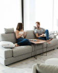 Fama Calessi Fabric Corner Sofa
