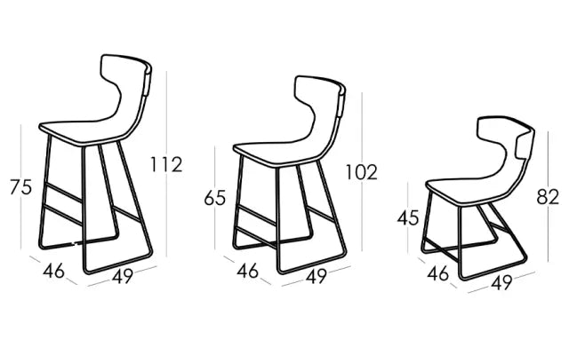 Fama Burt Stool and Chair