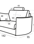 Fama Bolero Armchair Bed