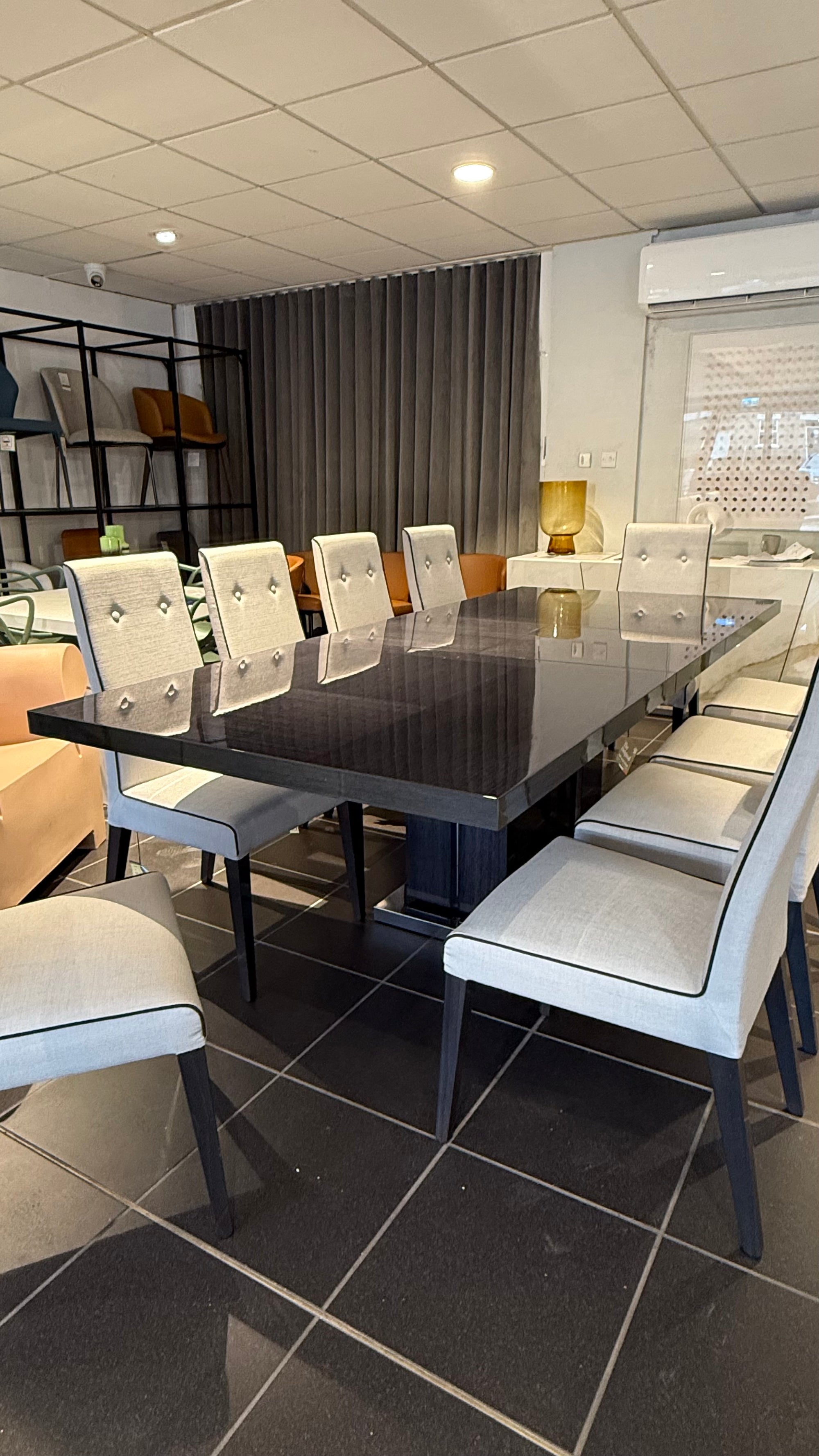 ALF Italia Montecarlo Dining Table &amp; 10 Chairs - Ex Display