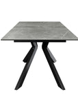 Torelli Azzaro 160-200cm Matte Grey Ceramic Auto-rise Extending Dining Table