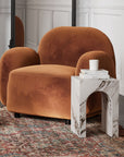 Archie Calacatta Side Table