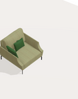 Fama Luxor Fabric Sofa 107cm