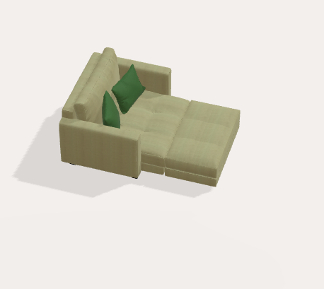 Fama Calessi Fabric Corner Sofa