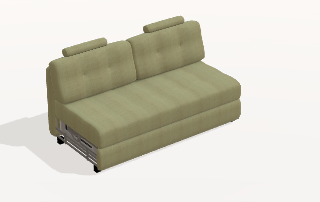 Fama Bolero Leather Sofa Bed