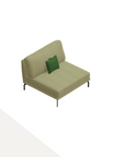 Fama Luxor Fabric Sofa 107cm