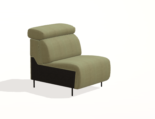 Fama Berlin Modular Reclining Sofa ( Fabric)