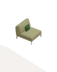 Fama Luxor Fabric Sofa 107cm