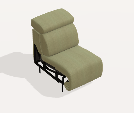 Fama Berlin Modular Reclining Sofa ( Fabric)