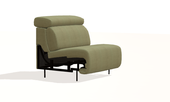 Fama Berlin Modular Reclining Sofa ( Fabric)