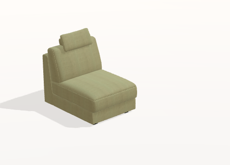 Fama Calessi Fabric Corner Sofa