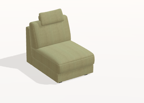 Fama Calessi Fabric Corner Sofa