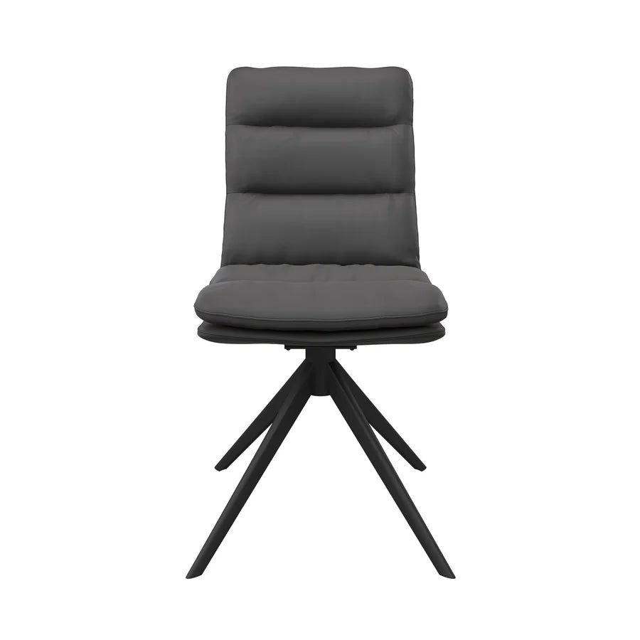 Torelli Bari Leather Swivel Dining Chair Set of 2