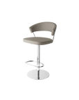 Calligaris Connubia New York Stool CB1088 Gas Lift Chrome Metal Frame