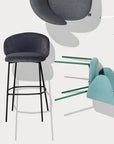 Connubia Tuka Barstool Chair CB1995-MTO Metal Legs