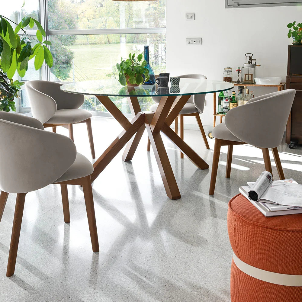 Connubia Tuka Dining Chair CB2117-MTO Beech Legs
