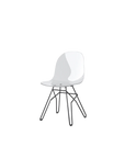 Calligaris Connubia Academy Chair (CB2171) Metal Frame