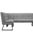 Torelli Cerutti Grey Fabric Corner Bench