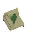 Fama Luxor Fabric Sofa 107cm